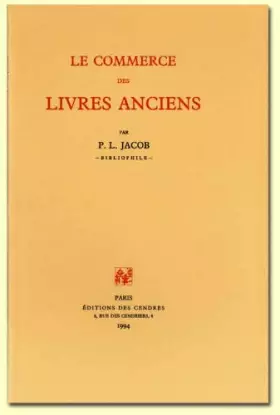 Couverture du produit · Le commerce des livres anciens