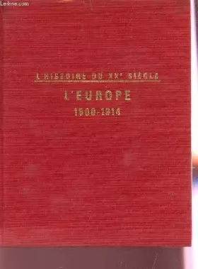Couverture du produit · L'Europe de 1900 à 1914