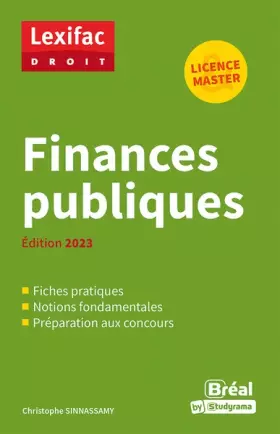 Couverture du produit · Finances publiques: Édition 2023