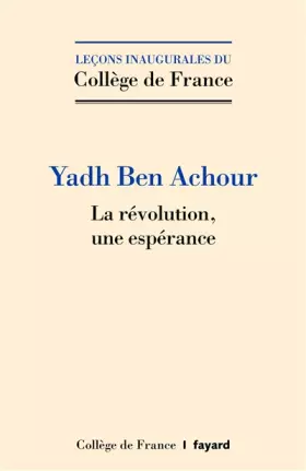 Couverture du produit · La révolution, une espérance