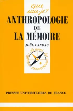 Couverture du produit · Anthropologie de la mémoire