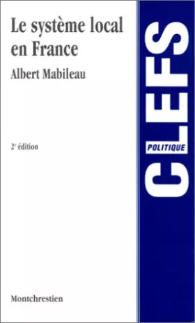 Couverture du produit · Le système local en France, 2e édition