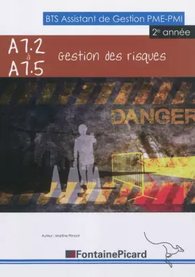 Couverture du produit · Gestion des risques A7.2 à A7.5 BTS AG PME-PMI : 2e année