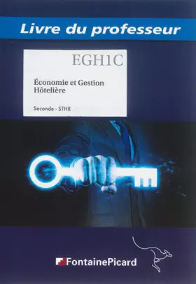 Couverture du produit · Corrige economie et gestion hoteliere 2nde sthr