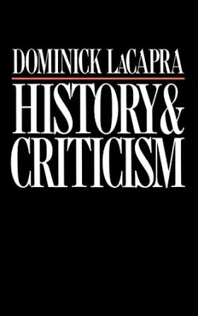 Couverture du produit · History and Criticism