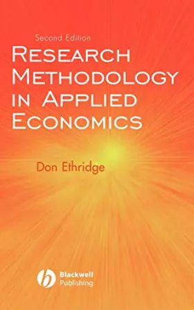 Couverture du produit · Research Methodology in Applied Economics