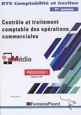Couverture du produit · Processus 1 Contrôle et traitement comptable des opérations commerciales BTS comptabilité et gestion