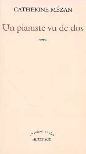 Couverture du produit · Un pianiste vu de dos