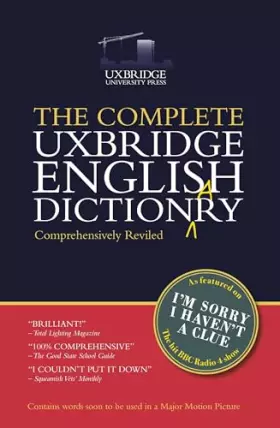 Couverture du produit · The Unabridged Uxbridge English Dictionary: I'm Sorry I Haven't a Clue