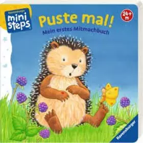 Couverture du produit · Ravensburger 041121 Puste Mal! Allererstes Mitmachbuch