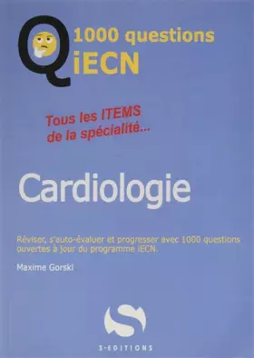 Couverture du produit · 1000 questions ECN cardiologie: Tous les items de la spécialité