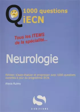 Couverture du produit · 1000 questions ECN neuroloogie: Tous les items de la spécialité