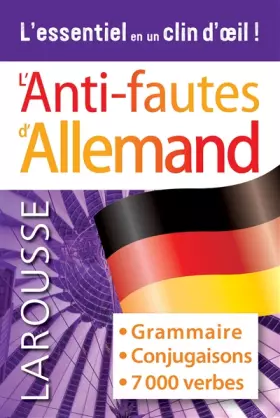 Couverture du produit · Anti-Fautes Allemand