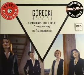 Couverture du produit · String Quartet No. 3, Op. 67 "...Songs Are Sung"