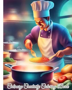 Couverture du produit · Culinary Creativity Coloring Book: A Culinary Coloring Journey, Dining Room Scenes Illustrations Coloring Pages