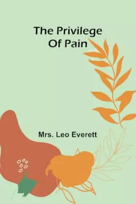 Couverture du produit · The privilege of pain