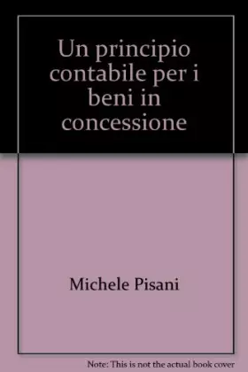 Couverture du produit · Un principio contabile per i beni in concessione