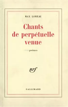Couverture du produit · Chants de perpétuelle venue