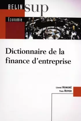 Couverture du produit · Dictionnaire de la finance d'entreprise