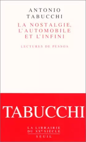 Couverture du produit · La Nostalgie, l'automobile et l'infini