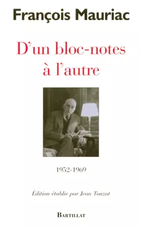 Couverture du produit · D'un bloc notes à l'autre 1952-1969