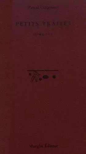 Couverture du produit · Petits traités, volume 8