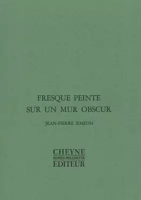 Couverture du produit · Fresque peinte sur un mur obscur