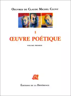 Couverture du produit · OEUVRES COMPLETES. Tome 1, Oeuvres poétiques
