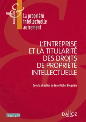 Couverture du produit · L'entreprise et la titularité des droits de propriété intellectuelle