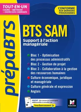 Couverture du produit · PrépaBTS - BTS SAM - Toutes les matières - Révision et entrainement