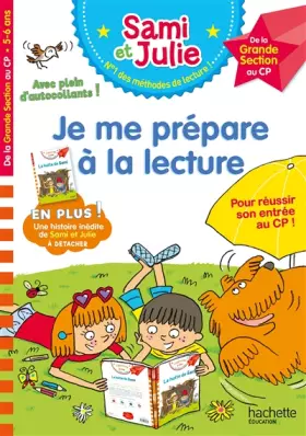 Couverture du produit · Sami et Julie - Je me prépare à la lecture de la Grande Section au CP - Cahier de vacances 2024