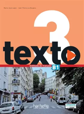 Couverture du produit · Texto 3 - Livre de l'élève (B1)