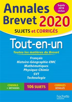 Couverture du produit · Annales Brevet 2020 Tout-en-Un