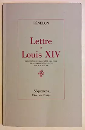 Couverture du produit · Lettre à Louis XIV