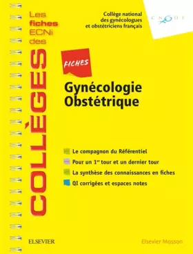 Couverture du produit · Fiches Gynécologie-Obstétrique: Les fiches ECNi et QI des Collèges