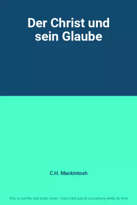 Couverture du produit · Der Christ und sein Glaube