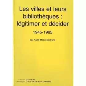 Couverture du produit · Les villes et leurs bibliothèques