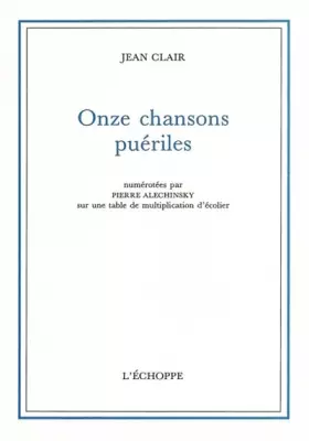 Couverture du produit · Onze Chansons Pueriles