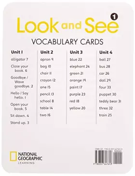 Couverture du produit · BERLITZ LOOK AND SEE VOCABULAR Y CARDS LEVEL 1