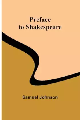 Couverture du produit · Preface to Shakespeare