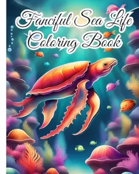 Couverture du produit · Fanciful Sea Life Coloring Book: Ocean Wildlife Designs with Whales, Dolphins, Turtles, Fish For Relaxation