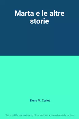 Couverture du produit · Marta e le altre storie