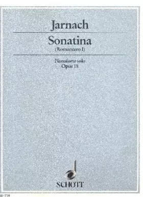 Couverture du produit · Sonatina: Romancero I. op. 18. piano.