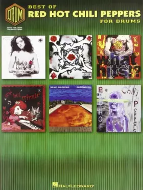 Couverture du produit · Hal Leonard Best of Red Hot Chili Peppers for Drums Book