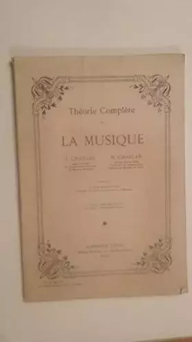 Couverture du produit · THEORIE COMPLETE DE LA MUSIQUE