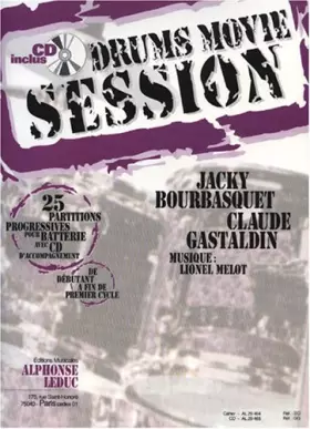 Bourbasquet/gastaldin: drums movie session 25 (book) -  J.& gast Bourbasquet