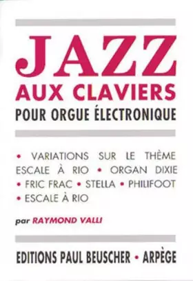 Couverture du produit · Partition : Jazz aux claviers R. Valli