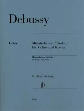 Couverture du produit · MINSTRELS DE PRELUDES I POUR VIOLON ET PIANO (English, German and French Edition)