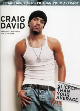 Couverture du produit · Partition : Craig David Slicker Than Your Average P/V/G