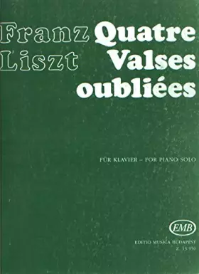 Couverture du produit · Quatre Valses oubliées